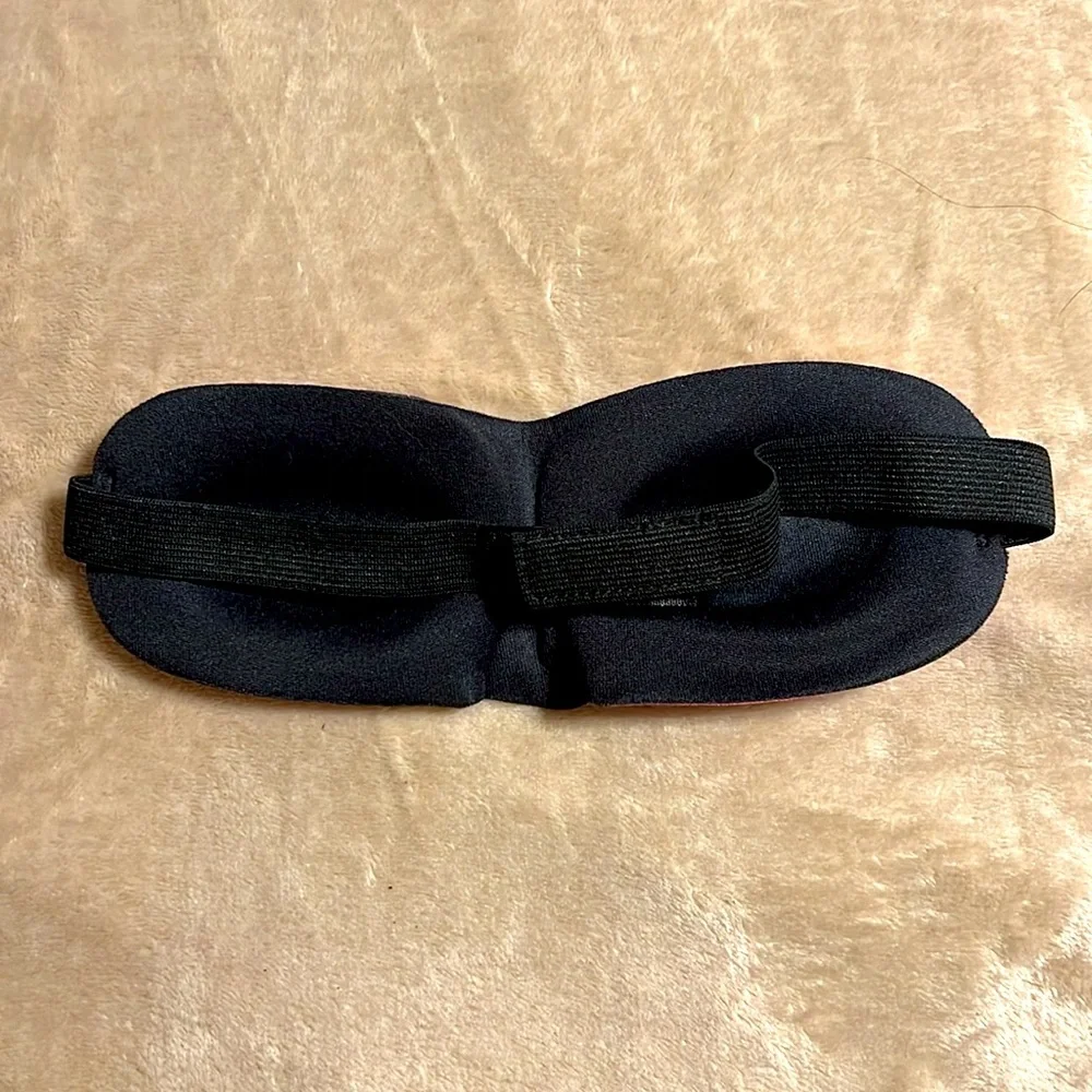 Sleep Pretty in Pink. Sleeping Mask. NWOT. Storage bag included.